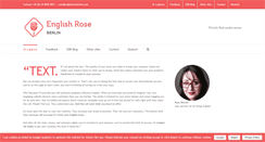 Desktop Screenshot of englishroseberlin.com